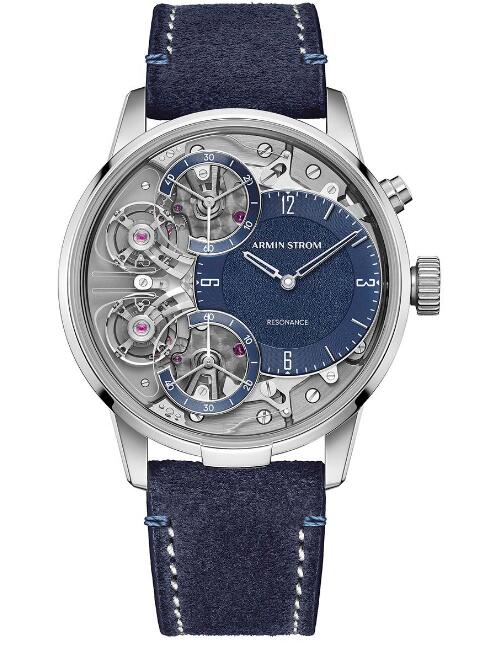Armin Strom Mirrored Force Resonance Manufacture Edition Blue Replica Watch ST22-RF.05